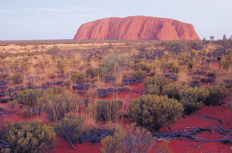 uluru in Australia's red centre