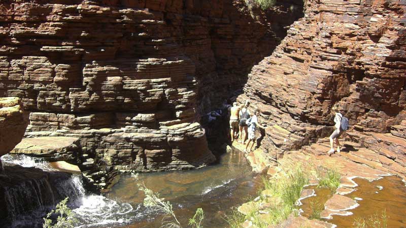 Australian-adventures,-the-spider-walk-in-Karijini-National-Park---Pat-Scullion