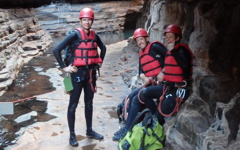Three of Sanne's favourite people of the trip. Photo by West Oz Active