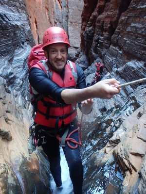 Lee in a much better mood all of a sudden. Photo by West Oz Active