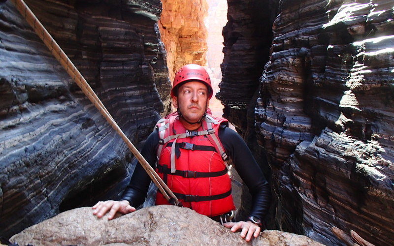Lee wondering why he agreed to come along. Photo by West Oz Active