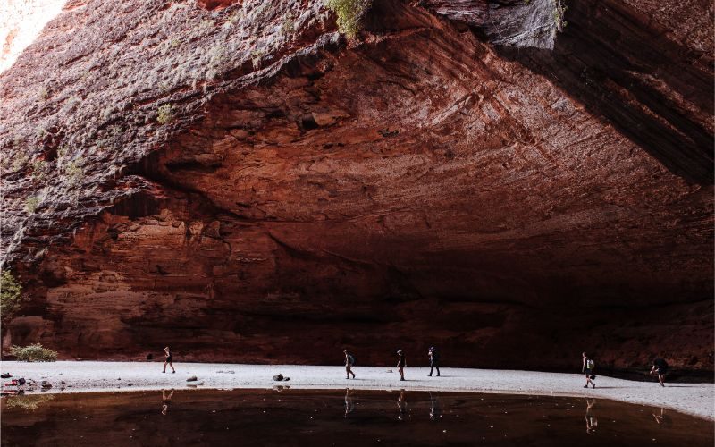 People hiking in the Kimberley