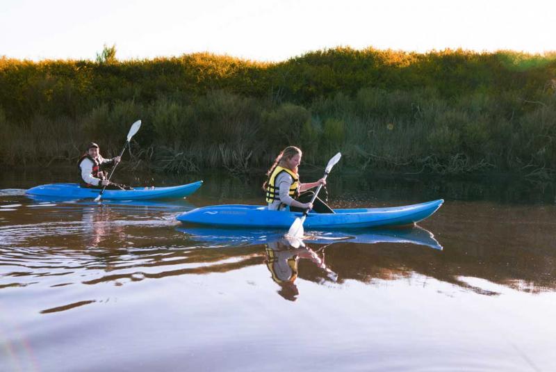 Go kayaking on the Harriet River, Kangaroo Island