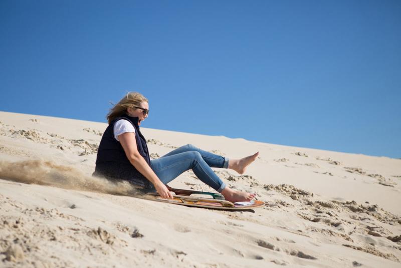 Try sandboarding at Little Sahara, Kangaroo Island