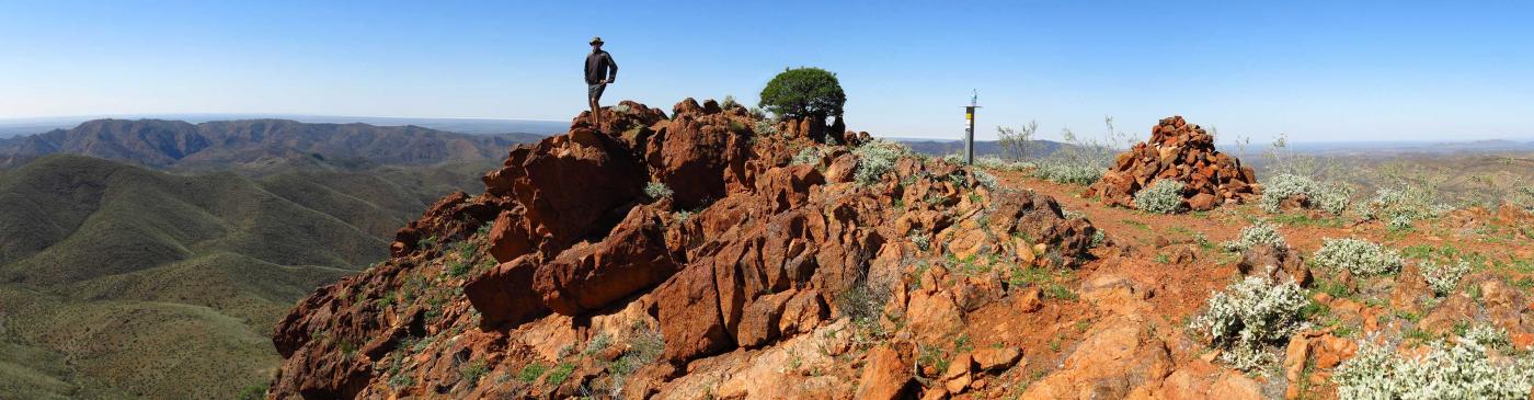 Looking out over the Flinders Ranges, South Australia